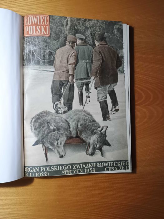 Łowiec Polski roczniki 1954-55 oprawa