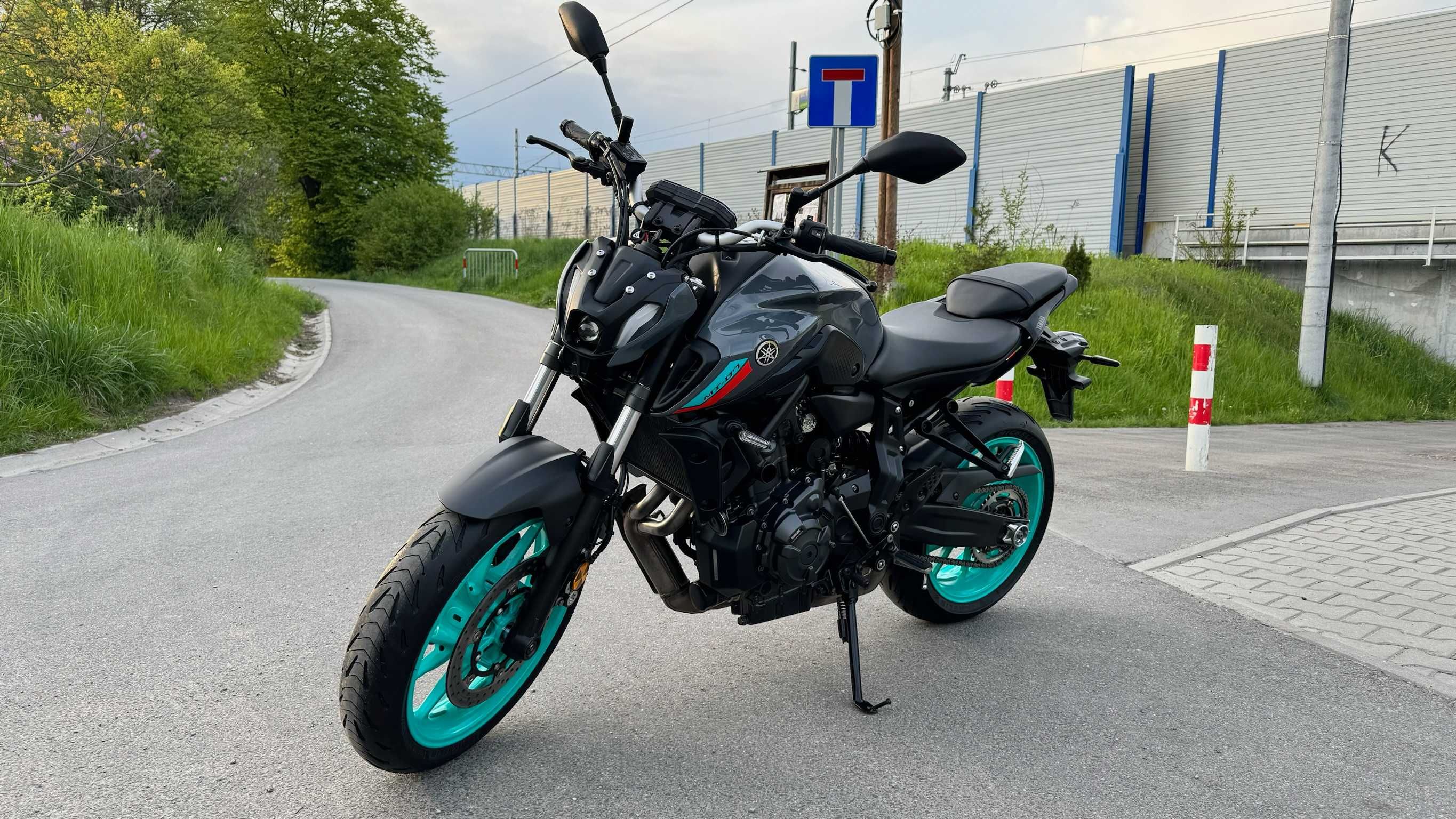 Yamaha mt07 MT-07 CYKLOP jak NOWA 2023r pełna moc 54kw TRANSPORT