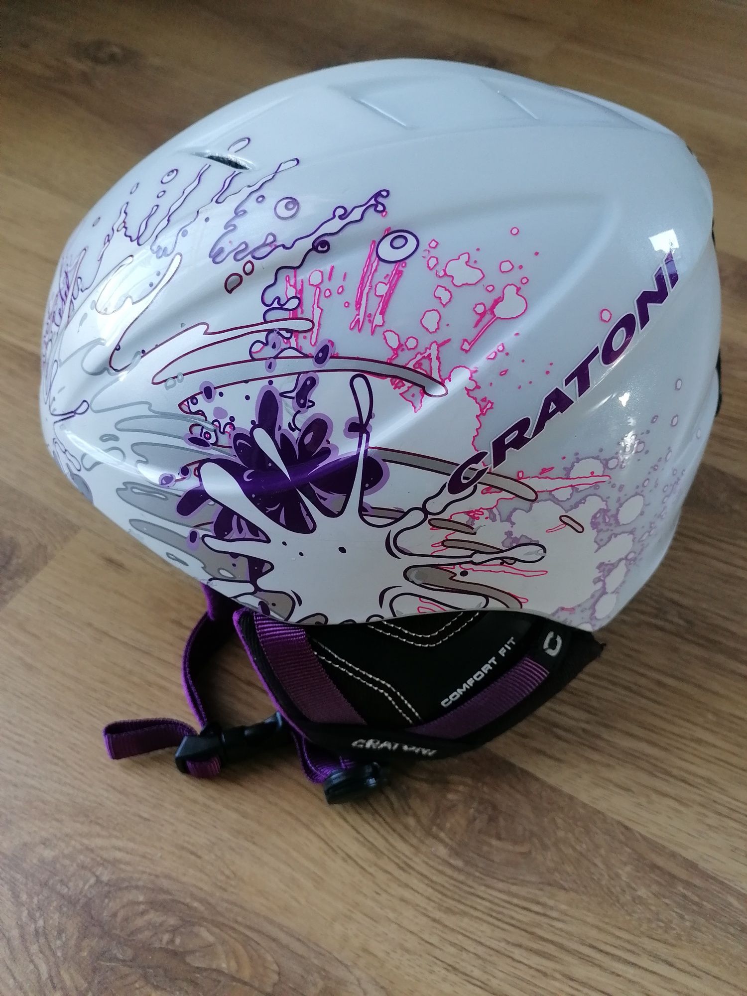 Kask narciarski dziecięcy rozm S/N 51 do 56cm