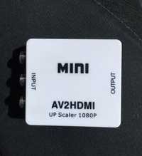 Конвертор AV в HDMI (вход- 3гн. RCA, выход-гн.HDMI)