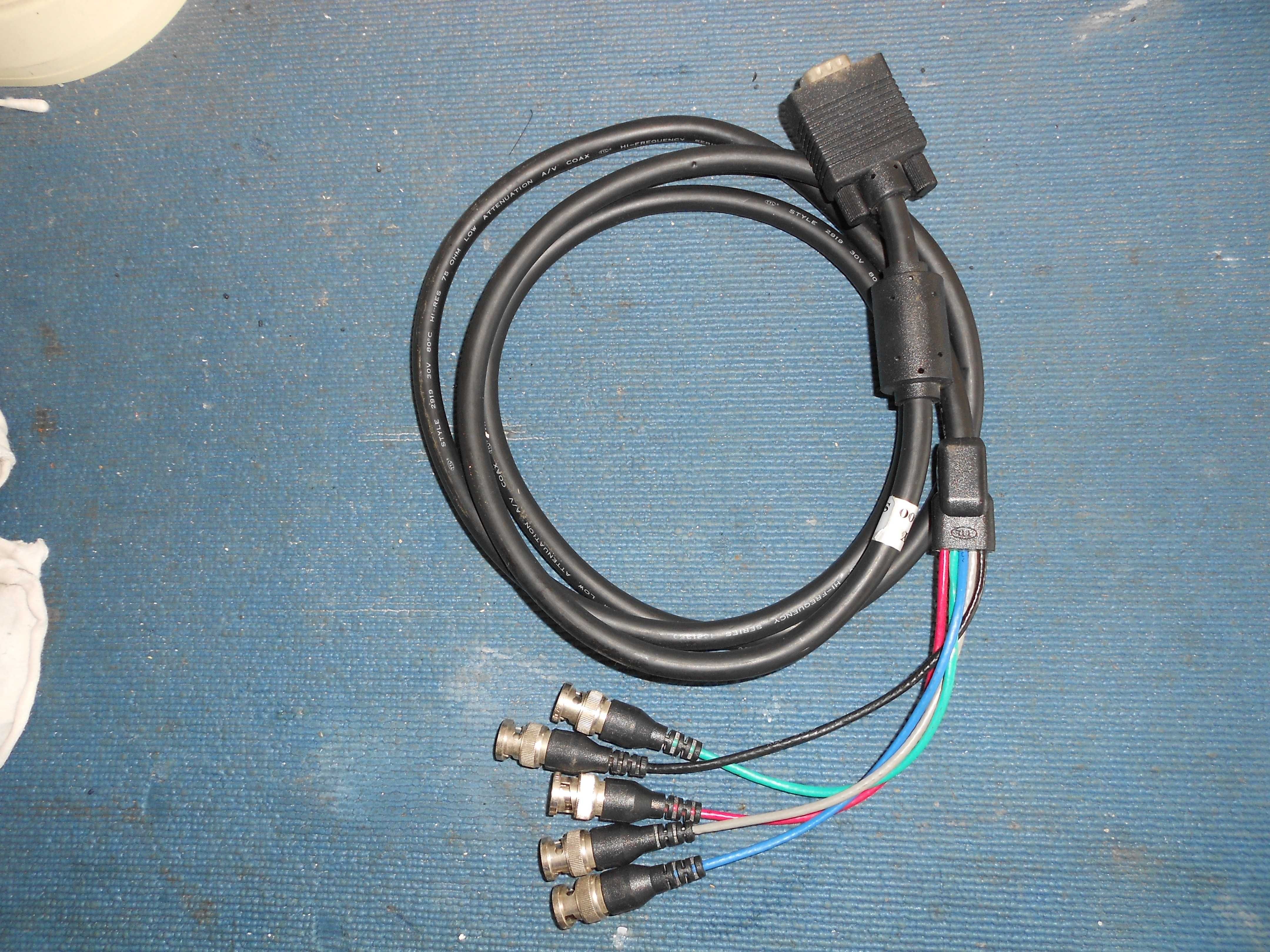 Cabo conector do componente RGB para D-sub de 15 pinos SONY SMF-400