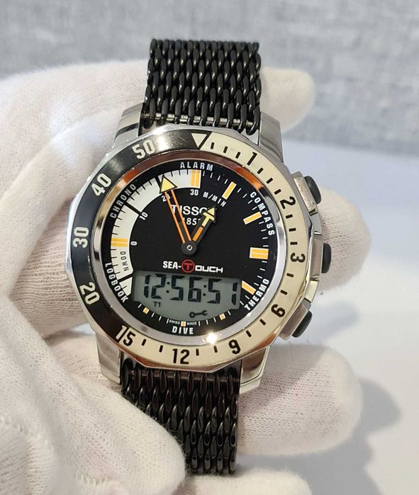 Чоловічий годинник часы Tissot Sea-Touch T026.420.17 Compass Chrono