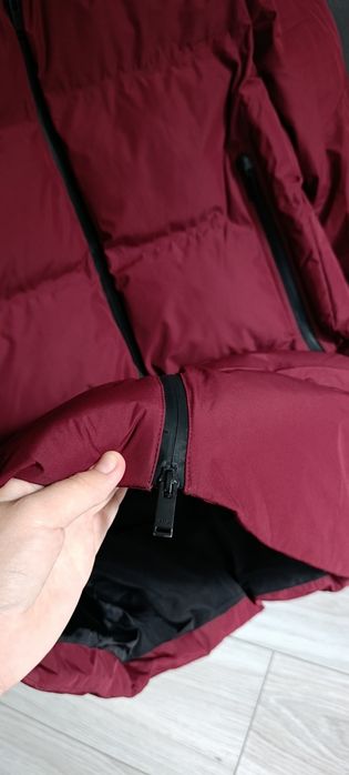 Є ТОРГ!!!    Куртка чоловіча пуховик зимовий бордовий теплий розмір М