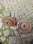 Hamulce swap wentylowane zestaw 256mm golf mk2, jetta polo ibiza abs t