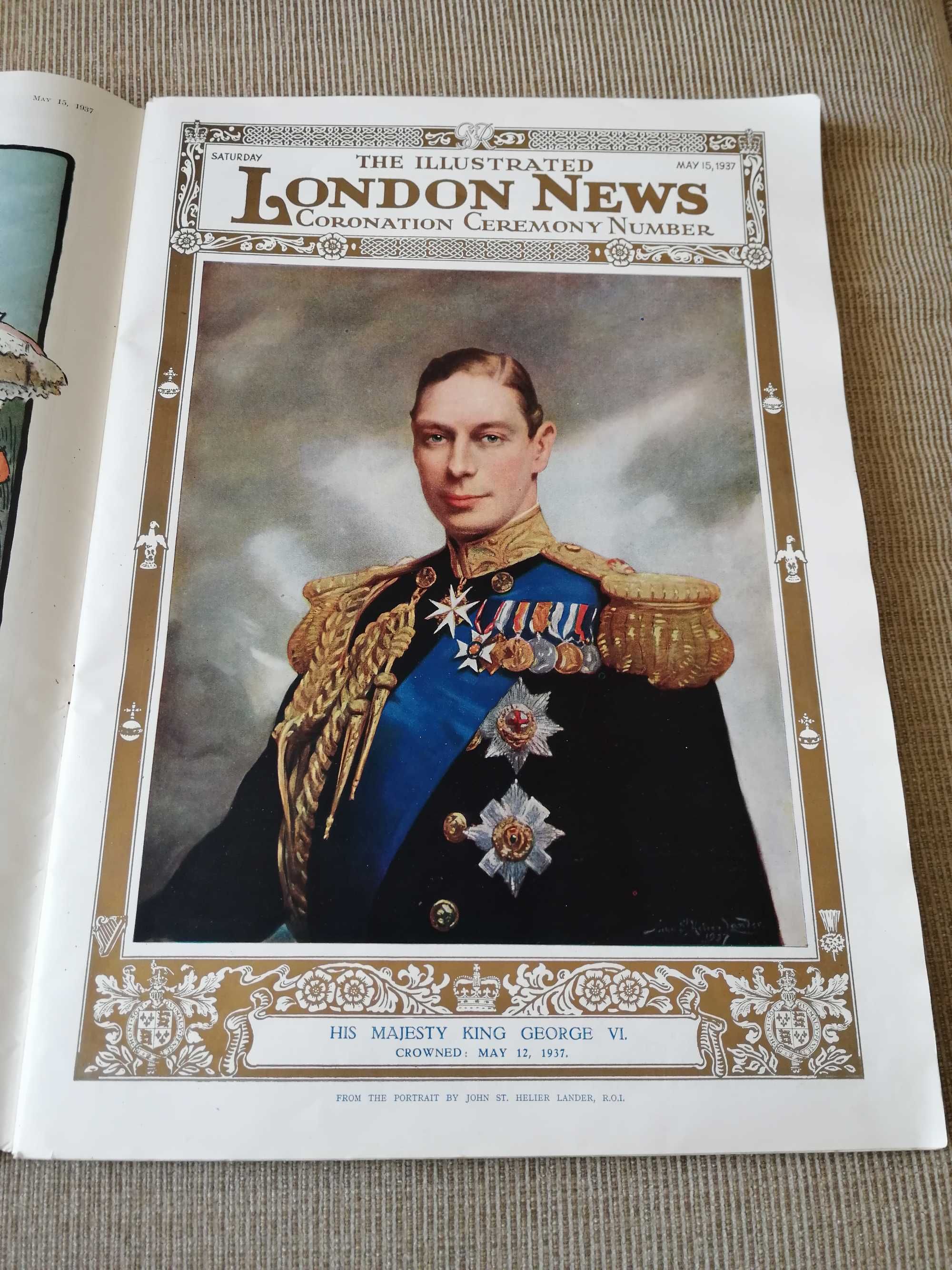 Revistas de 1937 e 1929 The Illustrated London News e ABC