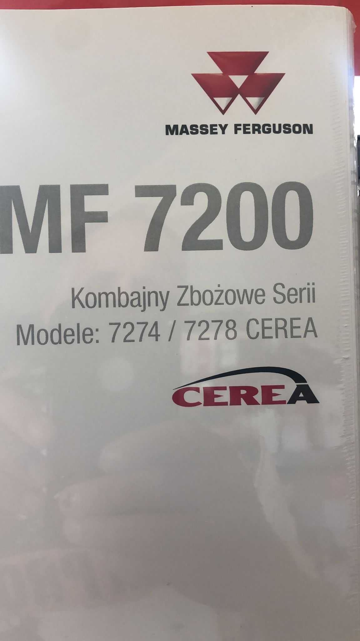 instrukcja obsługi operatora  MASSEY FERGUSON 7200 - 7278