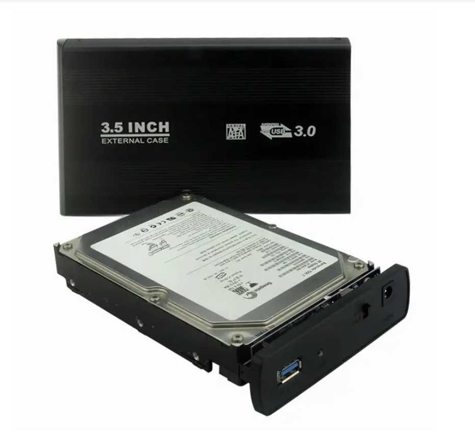 Внешний карман для HDD 3,5" SATA USB 3.0 в металлическом корпусе