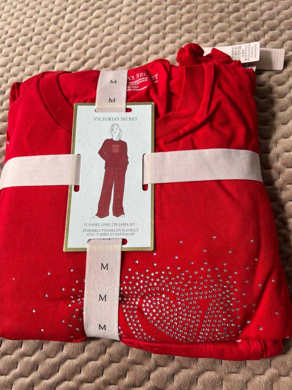 Піжама  Л Flannel Long-Sleeve Tee-Jama Set Victoria’s Secret