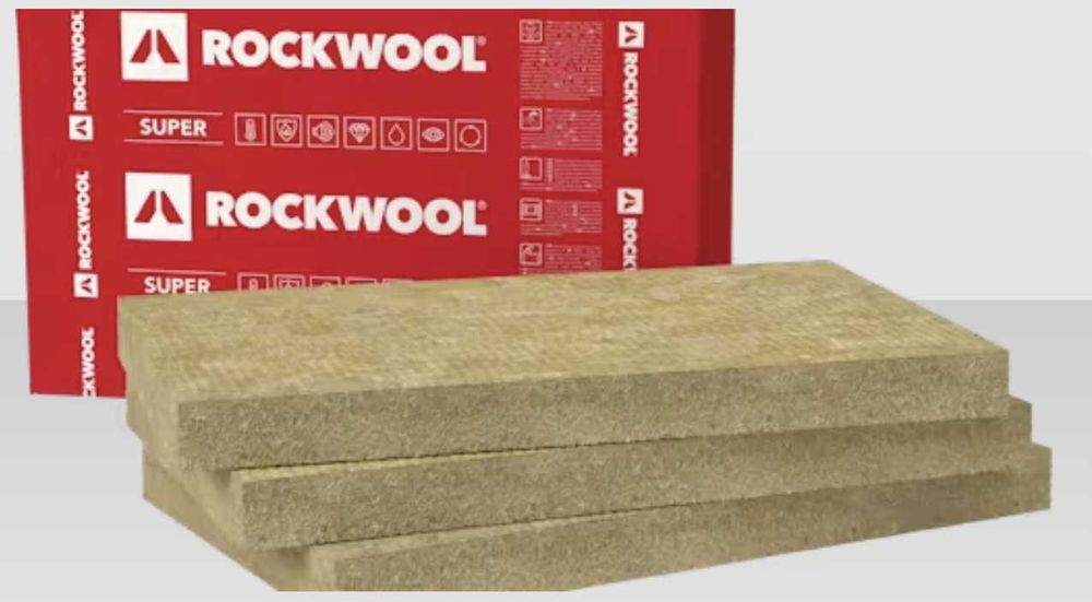 Rockwool "SUPERROCK" wełna 10cm (1000x610x100mm) - 283,04m2