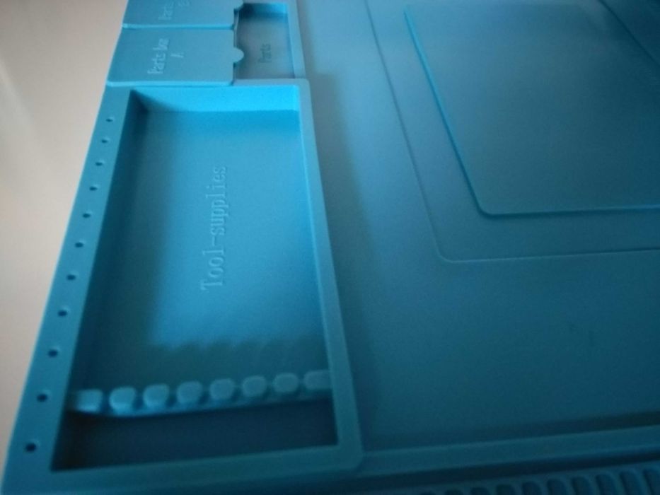 Tapete almofada de silicone para pequenas reparações, solda