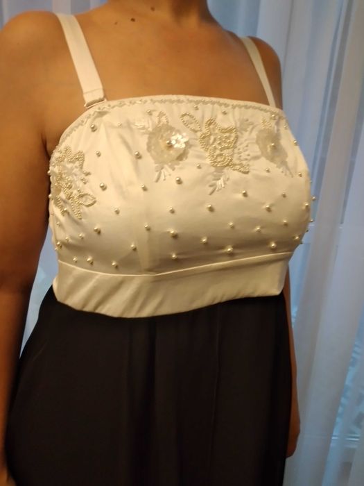 Markowa piękna sukienka balowa "Changes By Together" Roz M/L