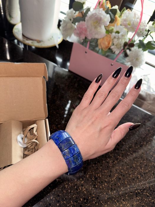 Браслет натуральне каміння Лазурит