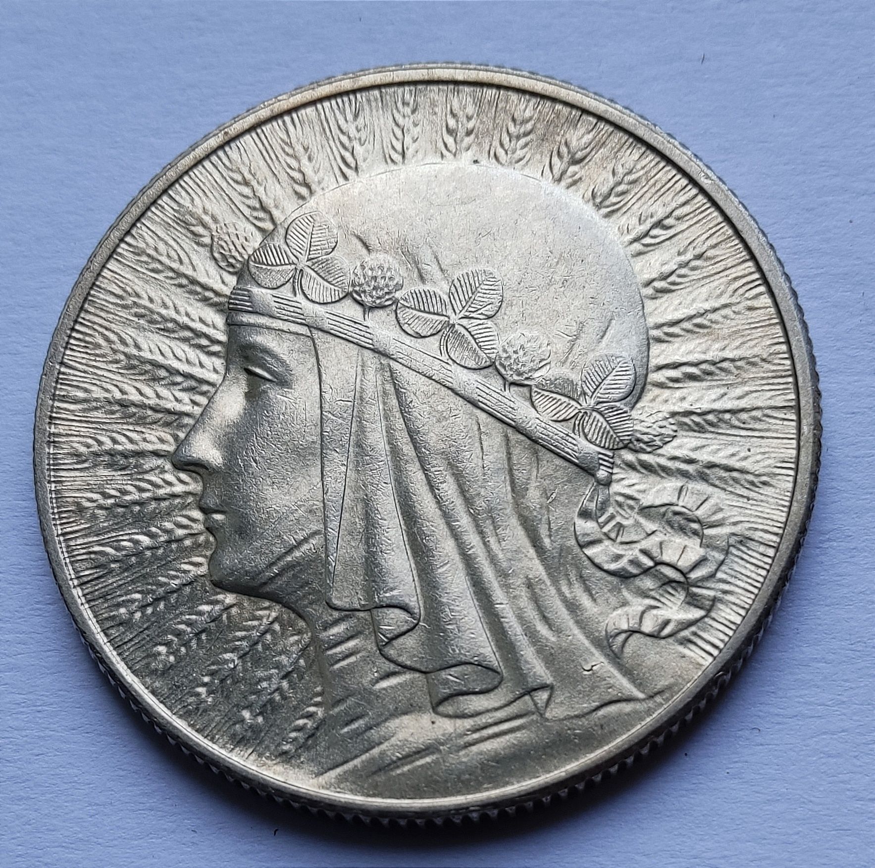 Moneta 5 zł 1932 Głowa kobiety B.z.m.