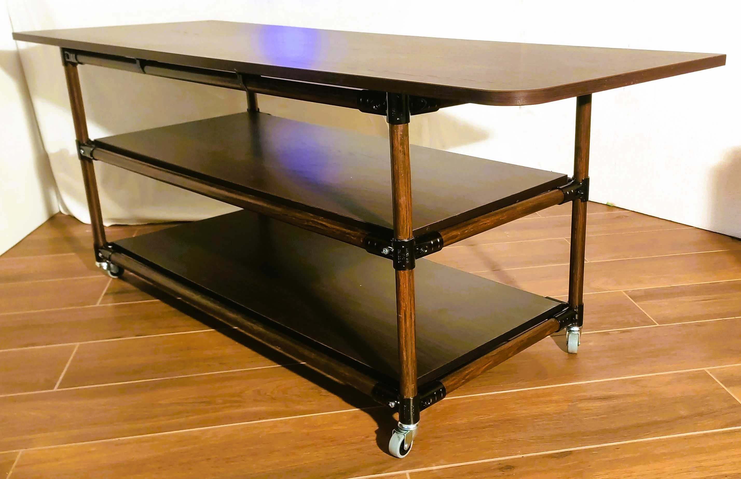 Szafka, stolik RTV Industrialny- loftowy może być na zamówienie.