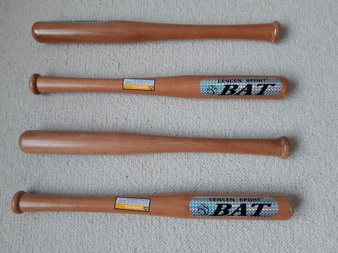 Kij do baseball Bejzbol drewniany 54cm NOWY