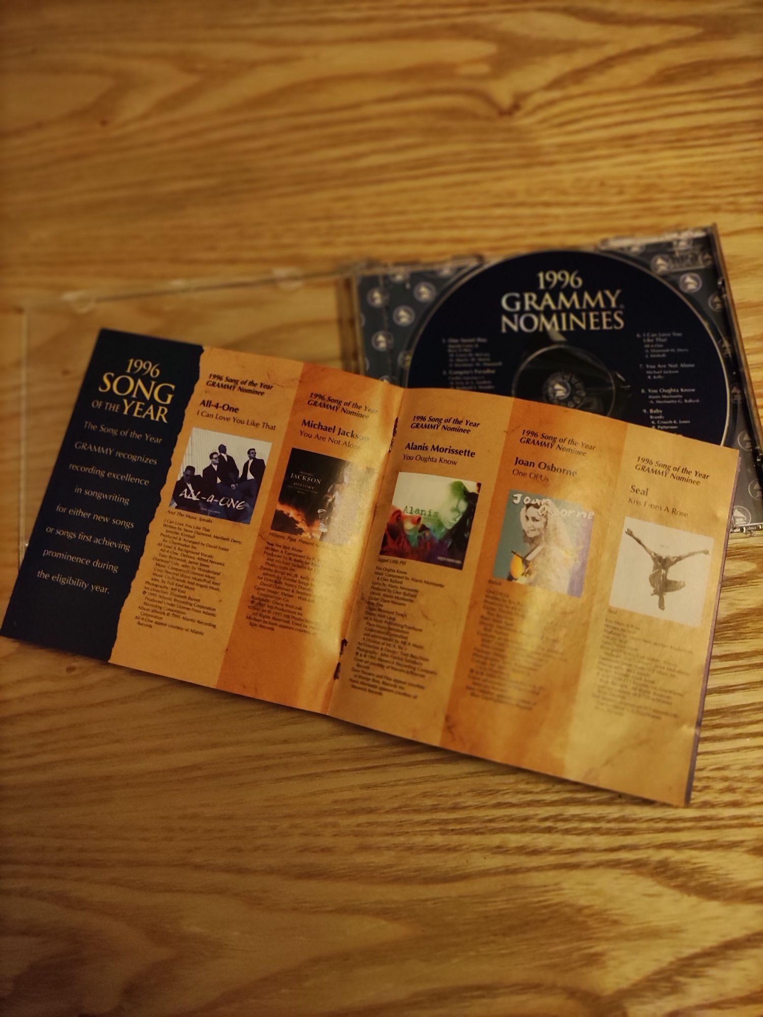 1996 Grammy Nominees (CD original)