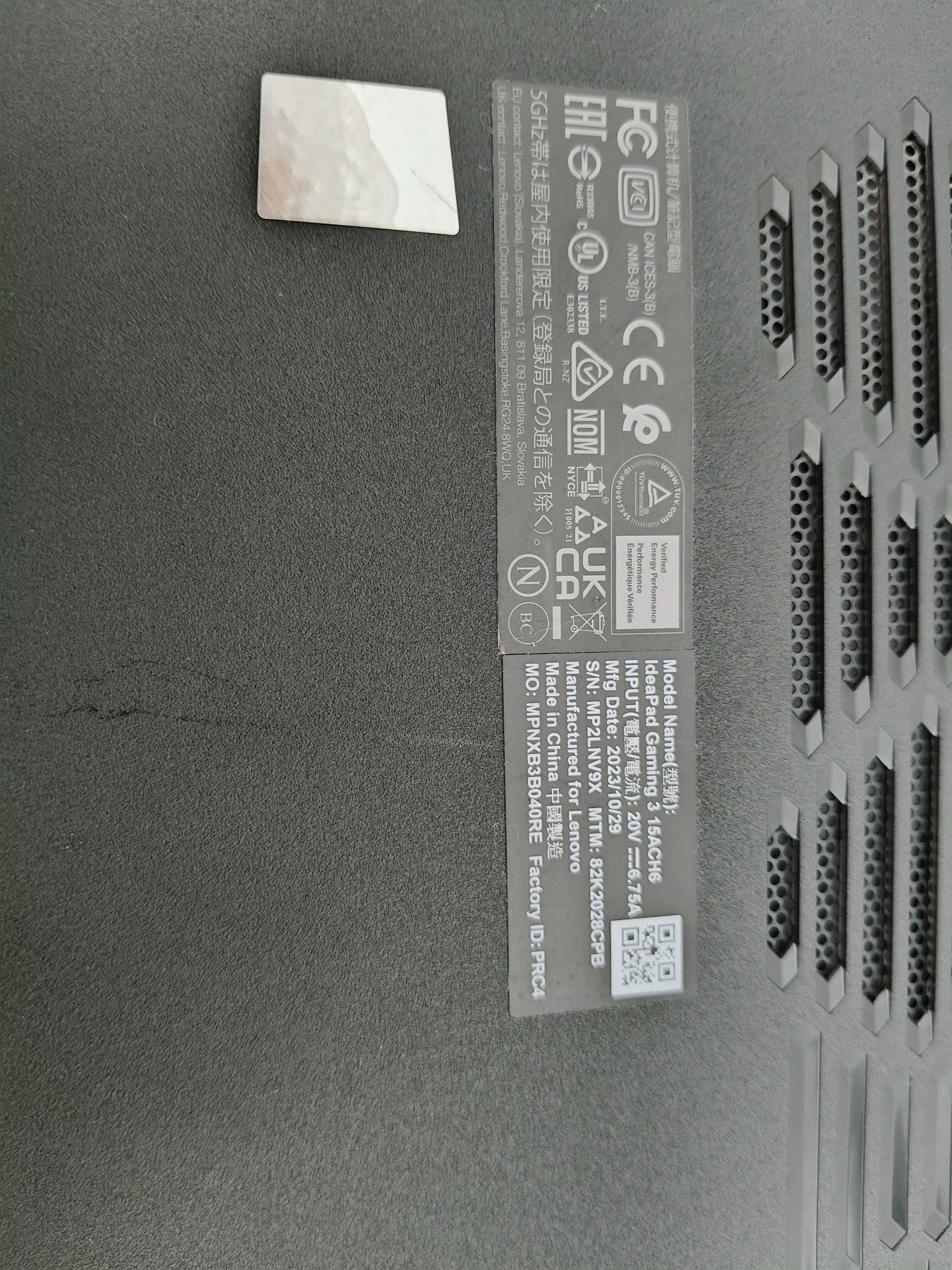 Lenovo Gaming Ideapad 3 16/512/AMD/RTX2050