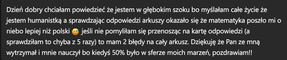 MATURA 2025 Korepetycje Matematyka