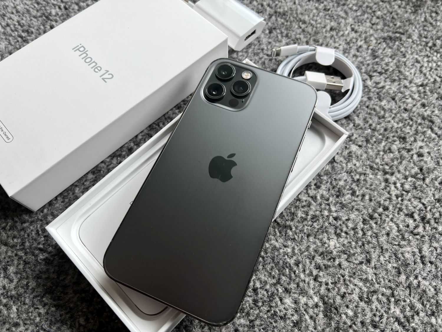 iPhone 12 Pro 128GB SPACE GREY Szary Grafit Bat95% Gwarancja +SZKŁO