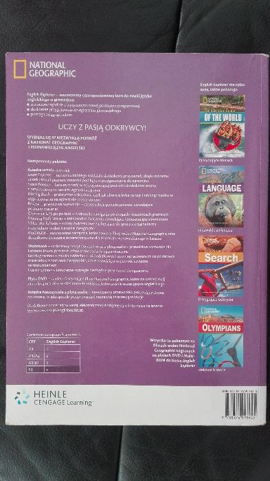 English Explorer 4, komplet, podręcznik + ćwiczenia + DVD, jak NOWE