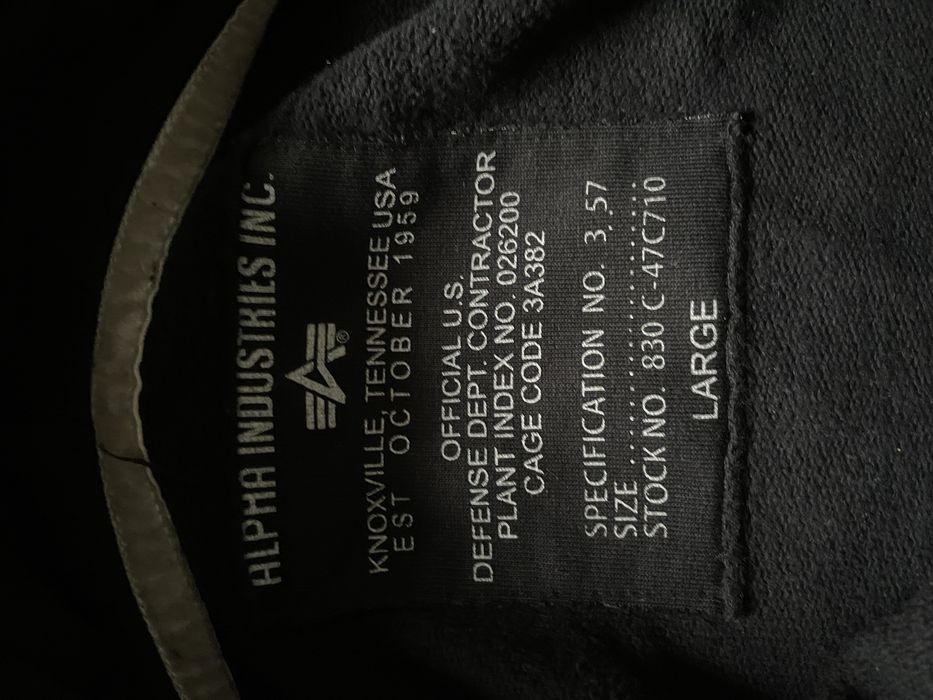 Зіп худі Alpha Industries