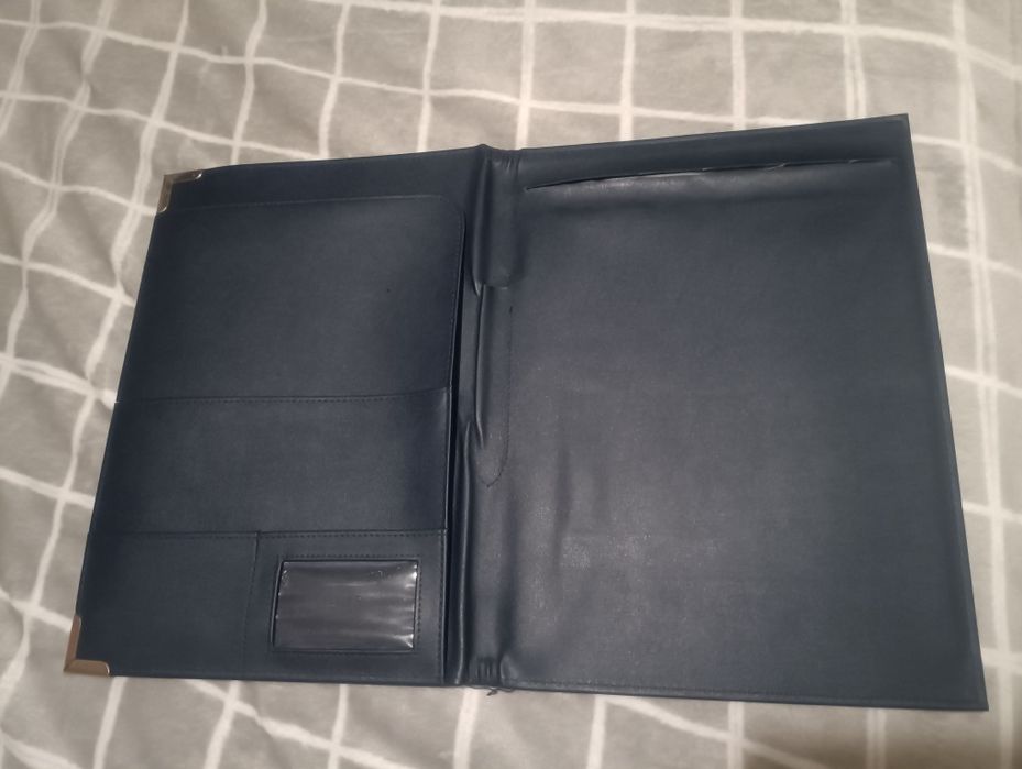 Папка-сегрегатор, для документів, шкіряна папка