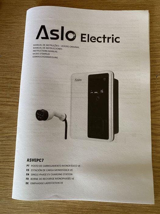 Posto carregamento automovel aslo