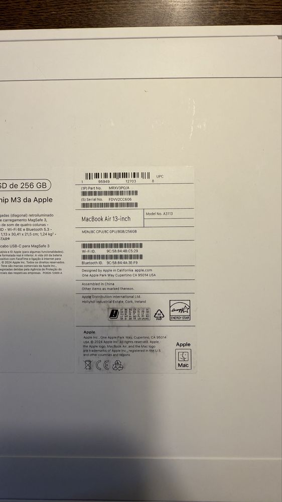 MacBook Air 13’’ M3