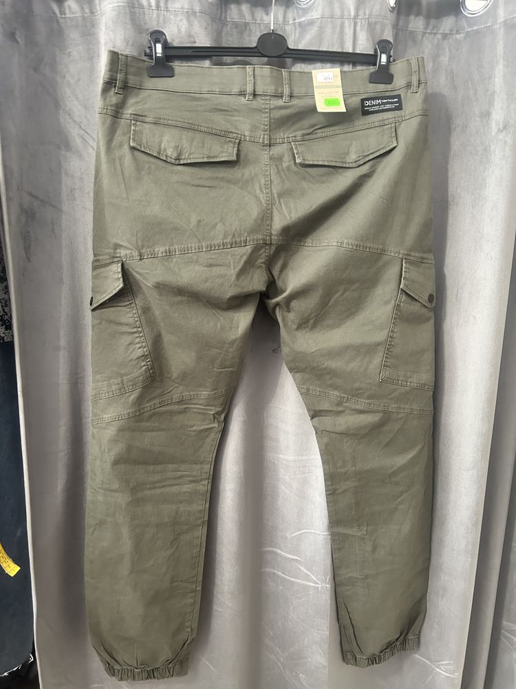 Spodnie męskie bojówki kolor khaki  Tom Tailor nowe rozm 2XL