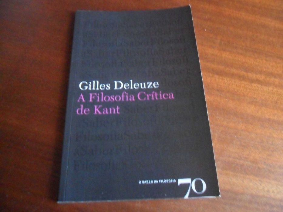 "A Filosofia Crítica de Kant" de Gilles Deleuze - Edição de 2012