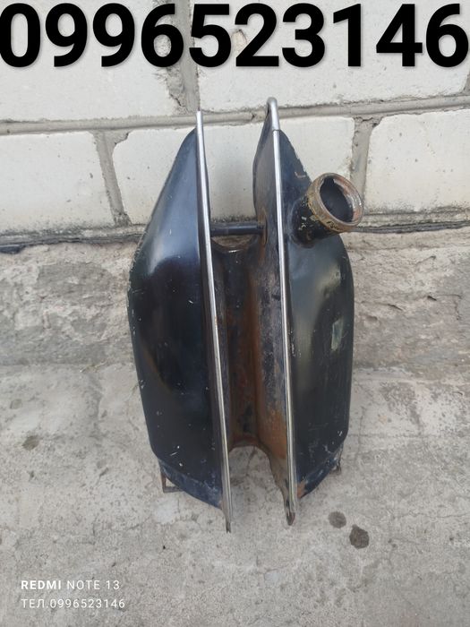 паливний бак на мопед Delta (чорний большой)