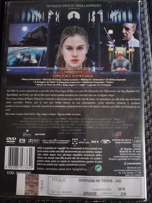 Darkness e Doom DVD's