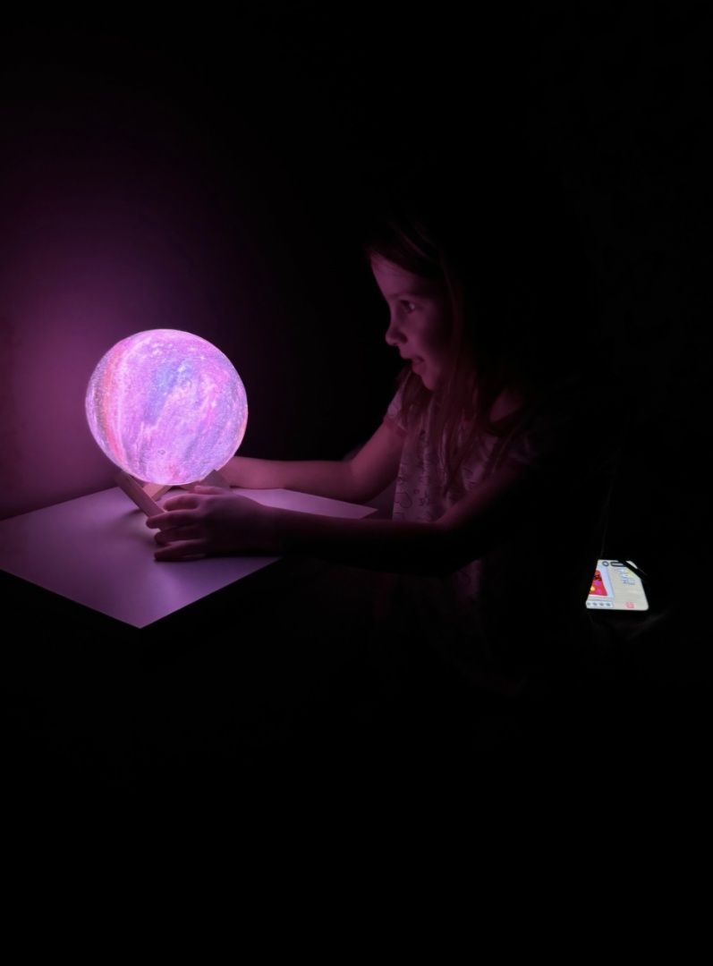 Lampka LED księżyc oświetlenie nocne do pokoju dekoracja świecąca