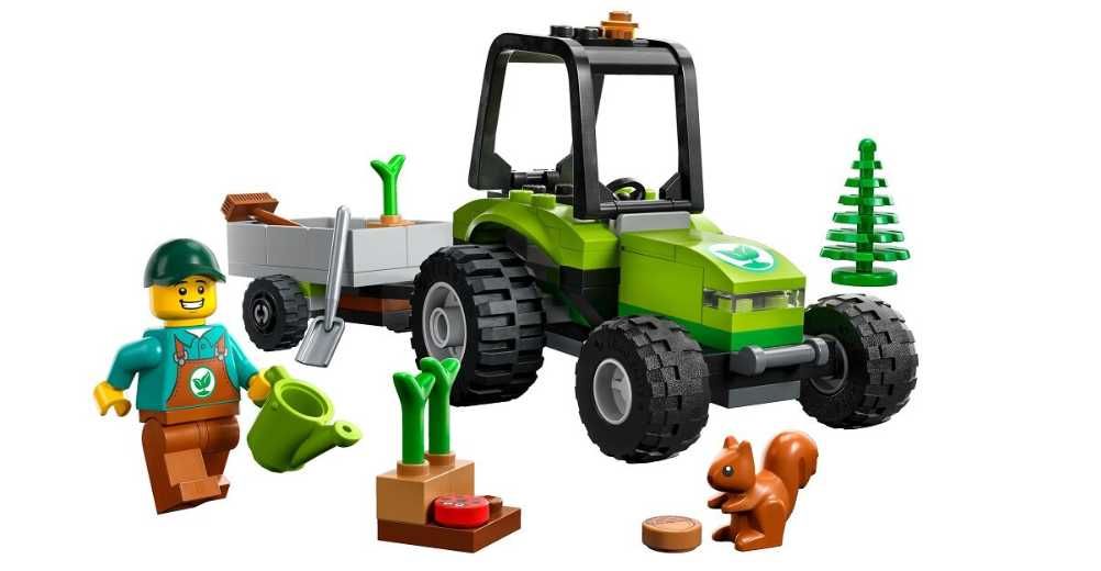 LEGO 60390 City Traktor w parku