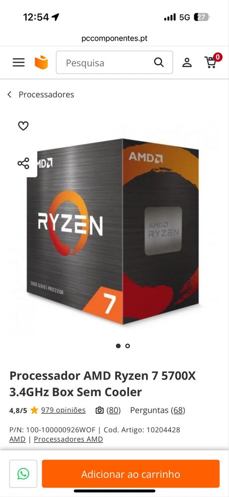 Ryzen 7 5700x + 32GB + 3060 12GB
