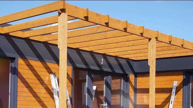 Belka 100x100 KVH DUO Słup Pergola Altana