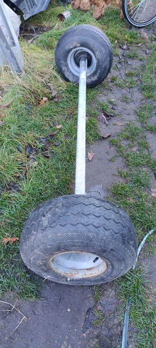 Koła 18.5x8.5-8 felgi os osie piasta komplet 4x100 przyczepka resor