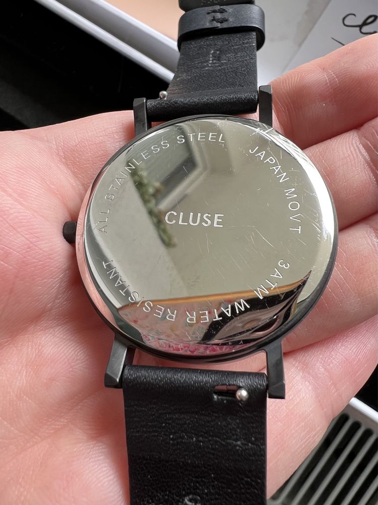 Zegarek na rękę Cluse La Roche marmurowy czarny, stan BDB