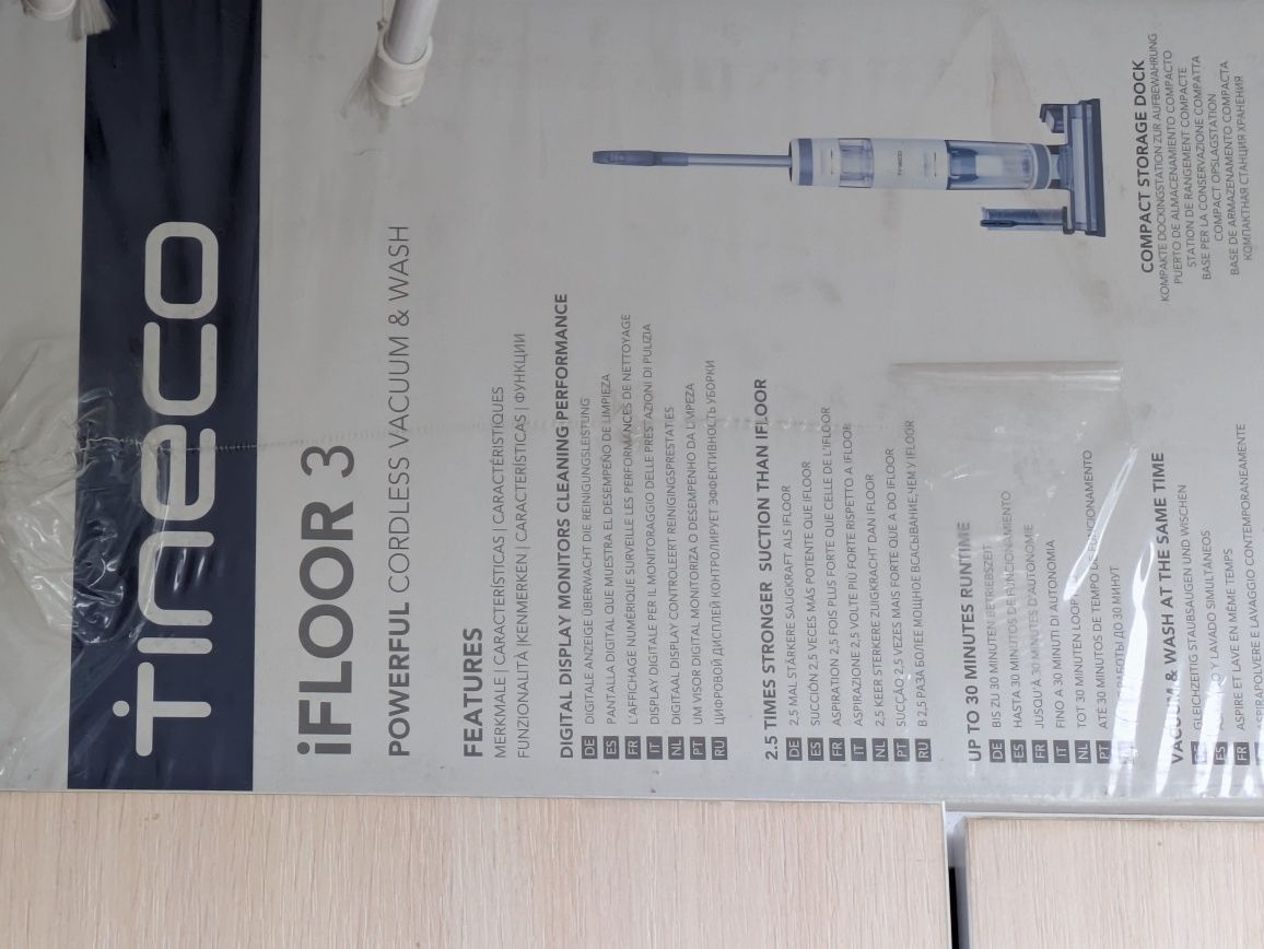Пилосос Tineco ifloor 3 - пилососить і миє