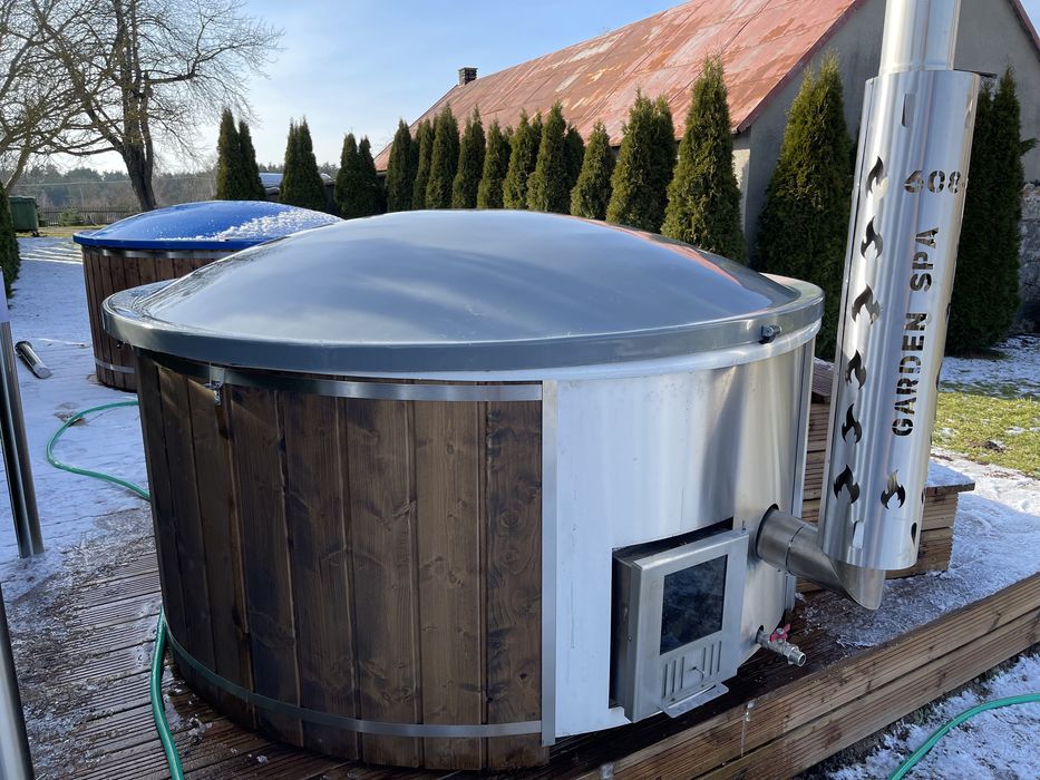 Balia sauna bania jacuzzi goraca beczka raty od ręki