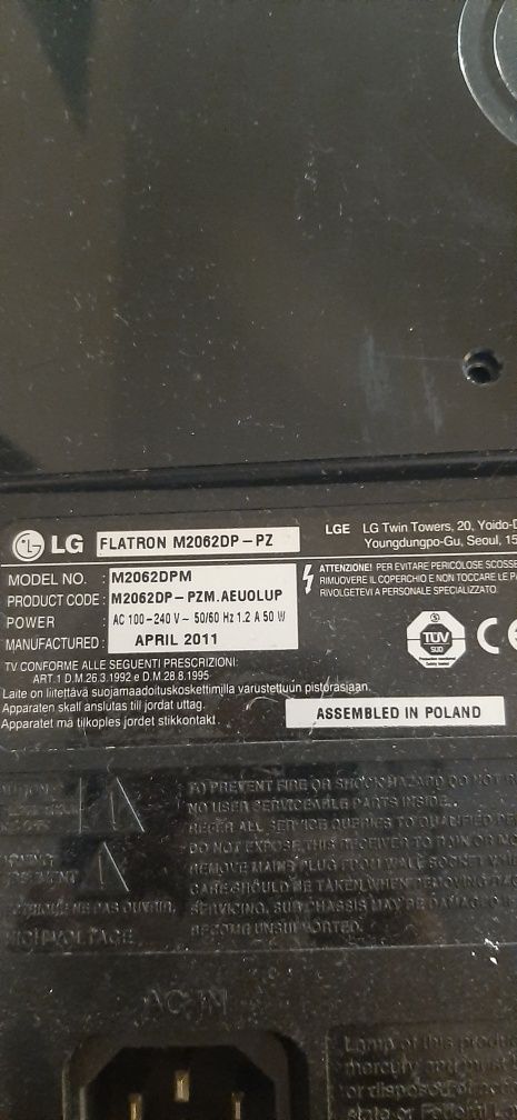 Lcd LG 22 polegadas