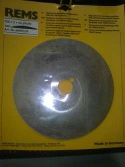 disco de corte rems 225 mm