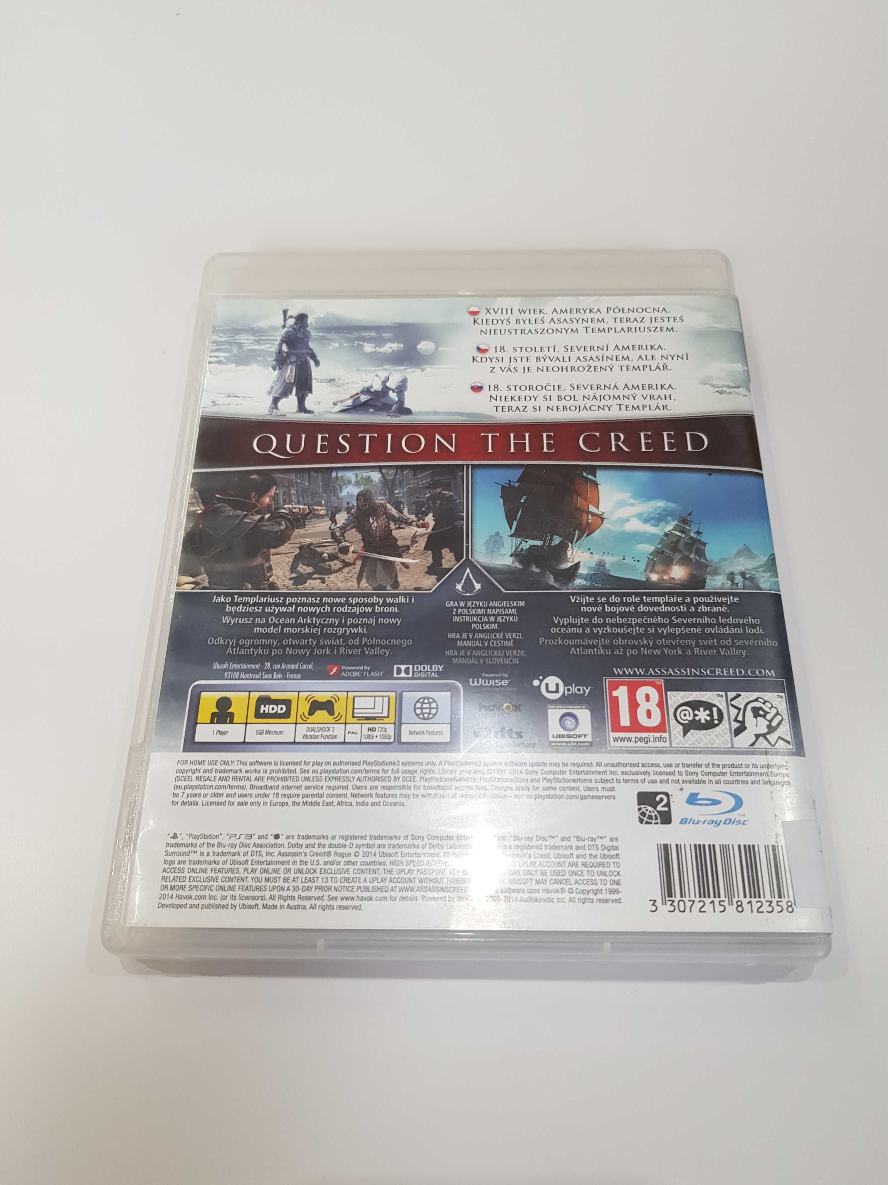 Assassin's Creed Rouge PS3 Sklep Iława