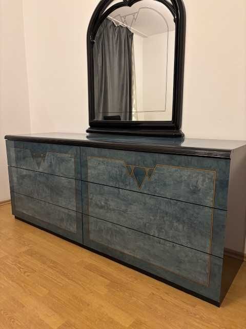 Kompletny Zestaw Mebli do Sypialni – 6 Elementów w Stylu Art Déco