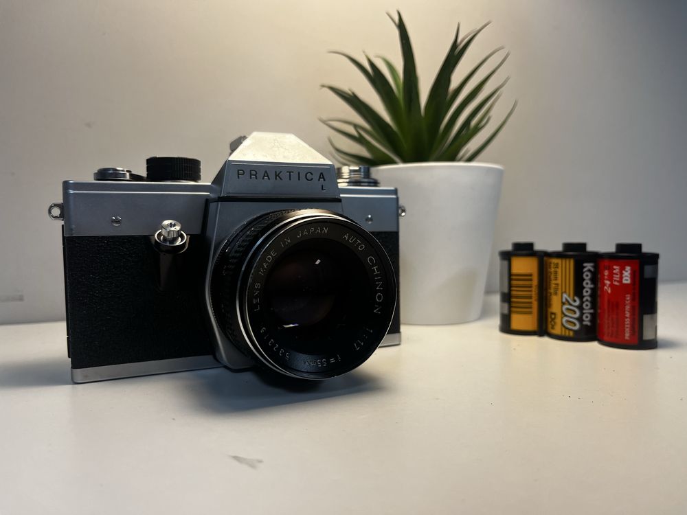 Praktica L 55mm f1,7 - aparat analogowy, zadbany, z kolekcji