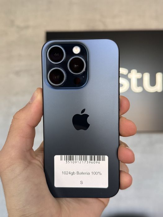 RATY 0% iPhone 15 Pro 1TB BATERIA 100% GWARANCJA 12 miesiecy!!!