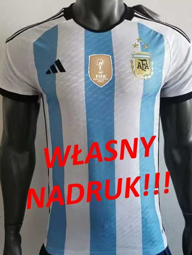 Koszulka piłkarska Argentyna 2023 Wersja Meczowa S, M, L, XL,XXL