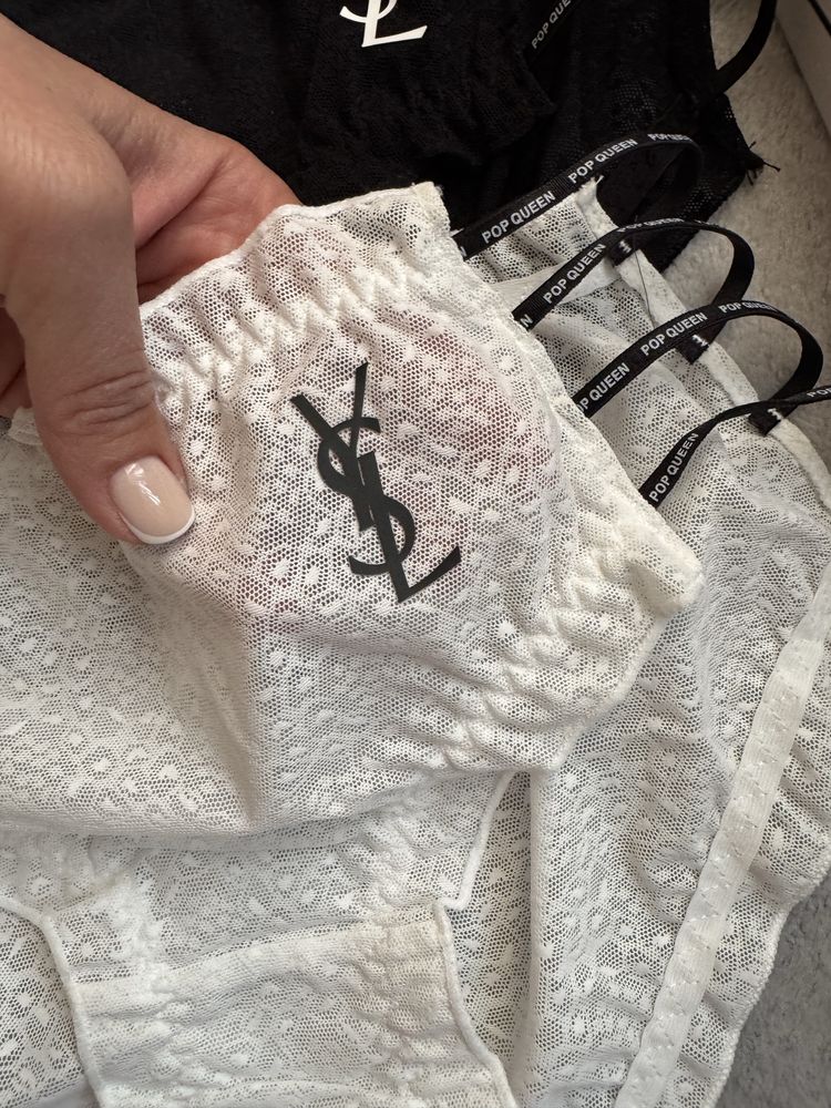Трусики в стилі YSL Loran набір в подарунковому упакуванні