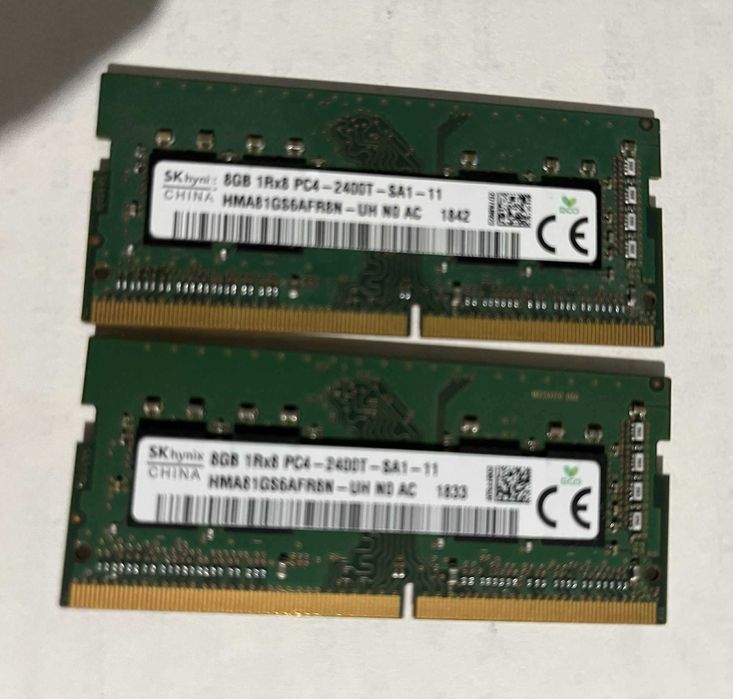 Kości RAM 8GB DDR4