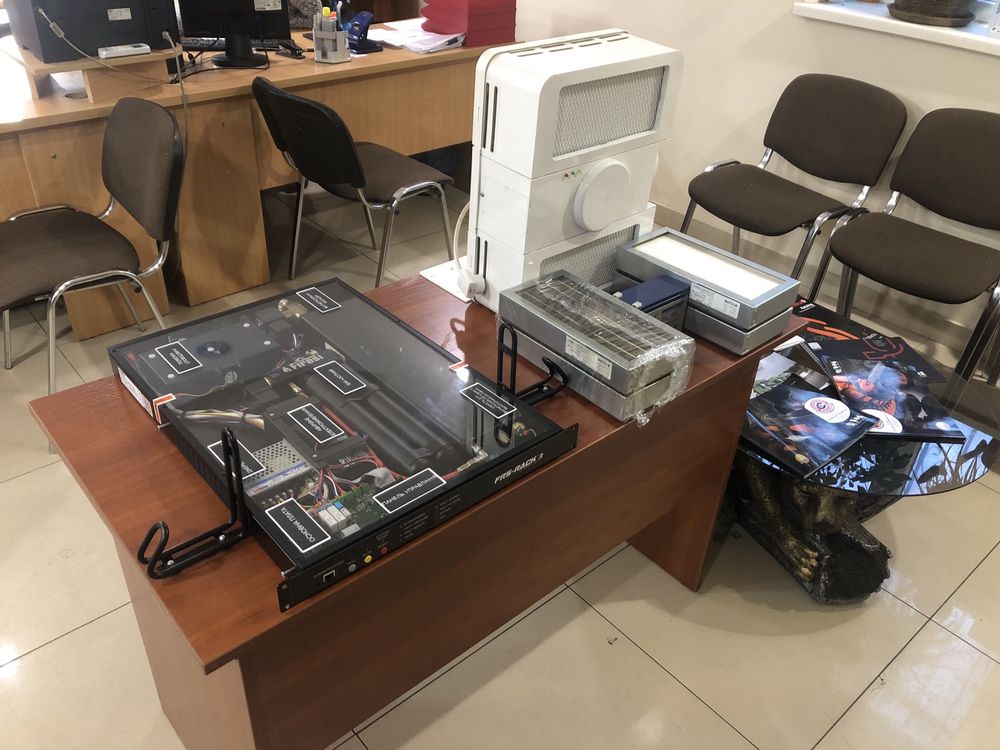Протипожежний захист серверних шаф 19U. Газове гасіння серверів.